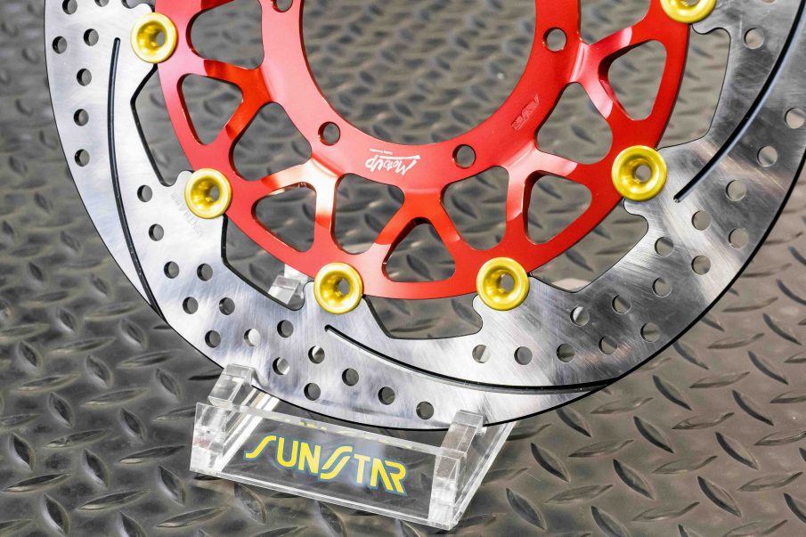 SUNSTAR サンスター PREMIUM RACING [プレミアムレーシング] フロントディスクローター EM124WR-GD プレミアムレーシング フロントディスクローター 1枚